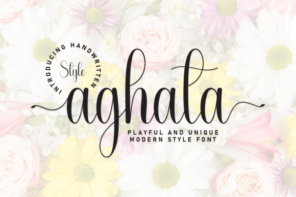 Aghata: The Handwritten Font That Brings Your Creations to Life