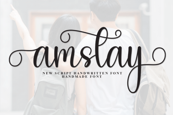 Amstay: A Script Font That Elevates Editorial Design