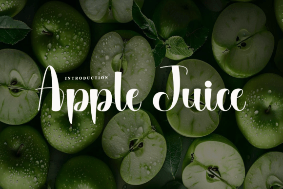 Apple Juice: A Handwritten Font for Creative Crafters