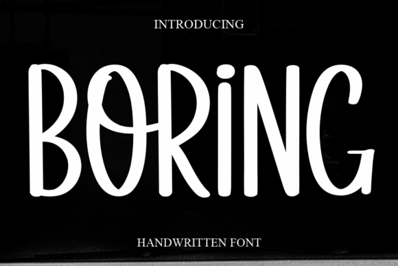 Boring Font for Handmade Creators