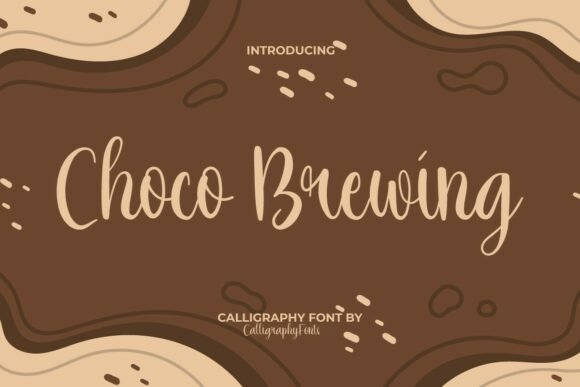 Choco Brewing: A Script Font for Handmade Crafters