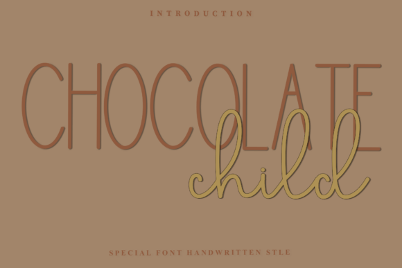 Chocolate Child: A Festive Font for Digital Branding