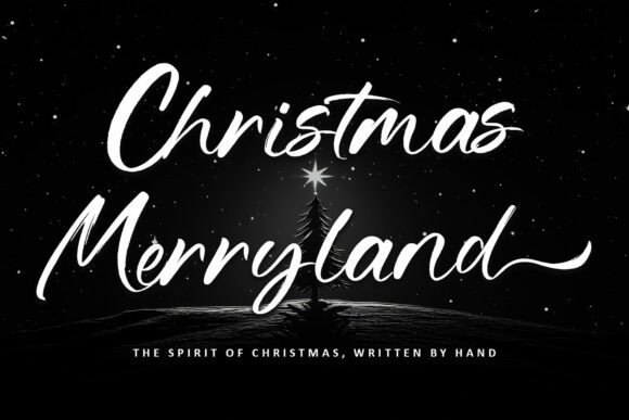 Christmas Merryland: A Festive Font for Digital Campaigns