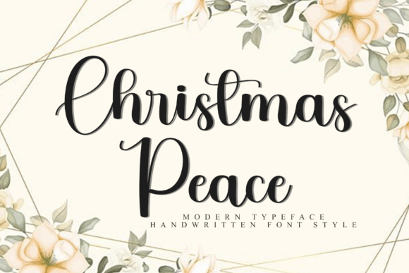 Christmas Peace: A Font for Holiday Magic