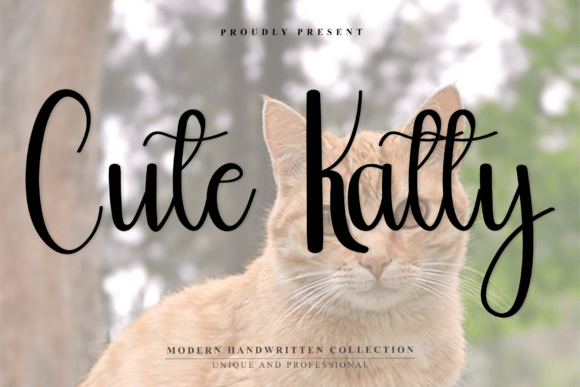 Cute Katty: A Font That Adds Grace to Your Editorial Design