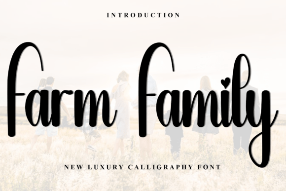 Farm Family: A Script Font for Digital Elegance