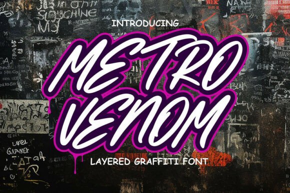 Font Choice That Speaks Volumes: Metro Venom in Action