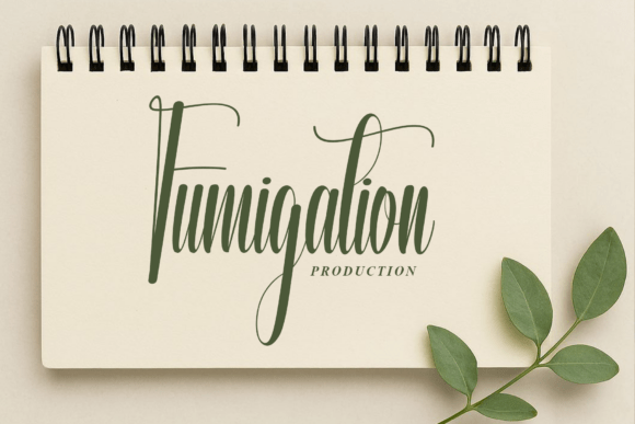 Fumigation: A Timeless Script Font for Editorial Design