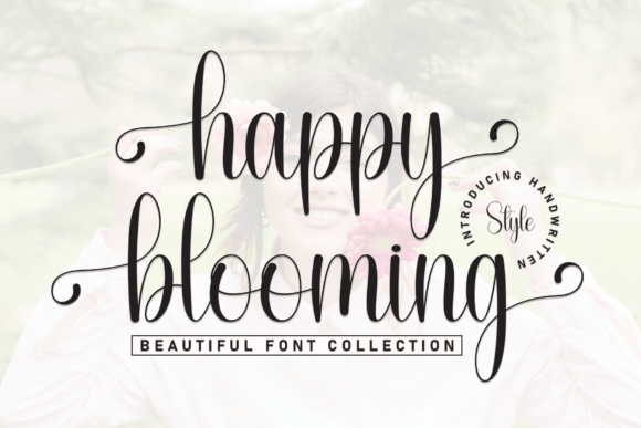 Happy Blooming: A Script Font That Elevates Web Design