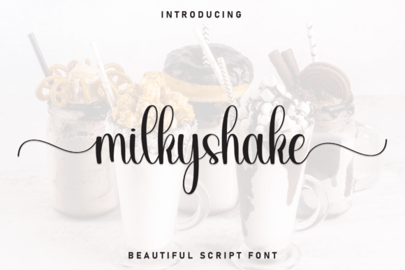 milkyshake: A Script Font for Warm, Readable Editorial Design