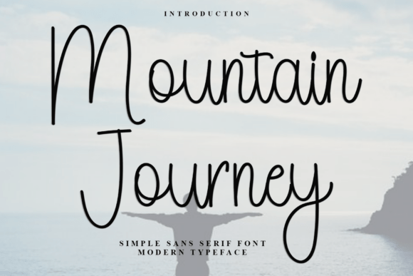 Mountain Journey: A Festive Font for Creative Branding