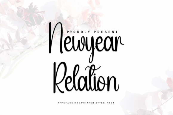 Newyear Relation: A Script Font for Heartfelt Craft Projects