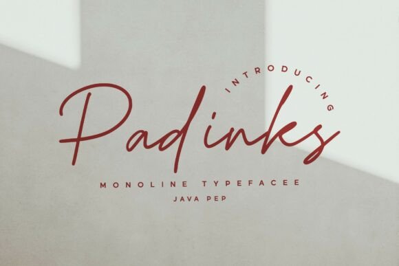 Padinks: A Script Font That Breathes Life Into Your Creations
