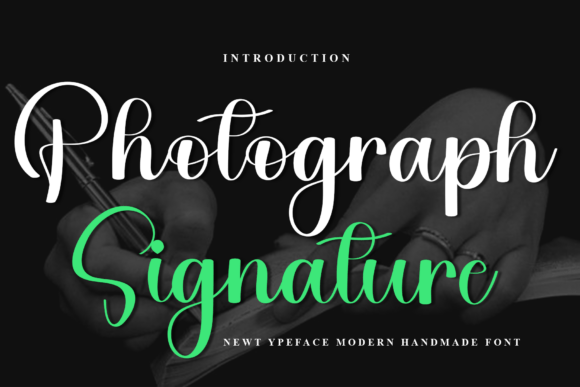 Photograph Signature: The Font That Brings Your Brand to Life