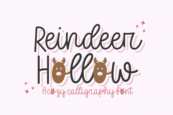 Reindeer Hollow: A Font That Brings Christmas Magic to Every Project