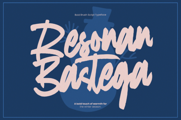 Resonan Bastega: A Bold Script Font for Web Design
