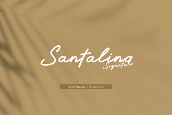 Santalina: A Script Font for Editorial Elegance