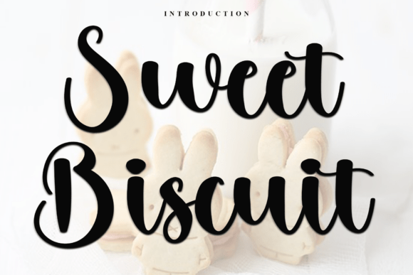 Sweet Biscuit: A Festive Script Font for Handmade Creators