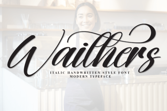 Waithers: A Bold Italic Script for Editorial Elegance