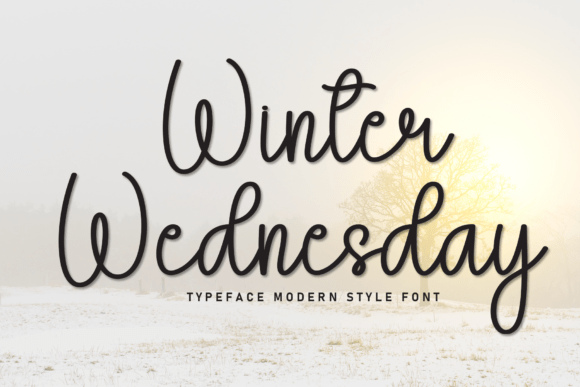 Winter Wednesday: A Script Font for Editorial Elegance