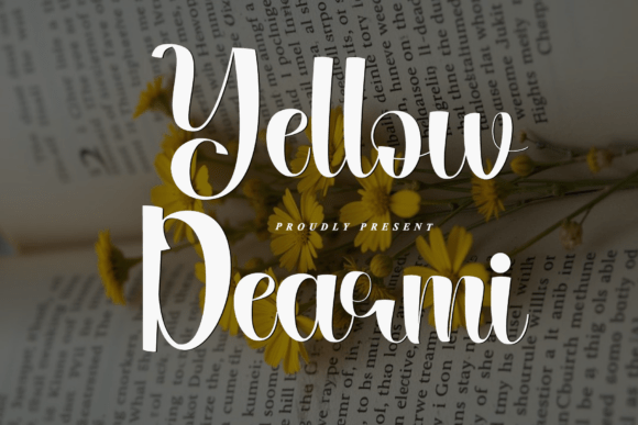 Yellow Dearmi: A Font That Elevates Your Brand