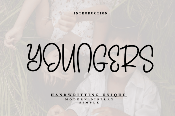 Youngers: A Playful Handwritten Font for Editorial Design